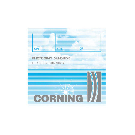 CORNING, Франція. Grey Мінеральна фотохромна лінза із заготовок CORNING, Франція. Grey Ind. 1,523 Ø70-65 (±4,5 / ±6,0)