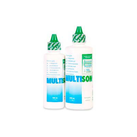 Розчин для очищення контактних лінз Multison 375ml