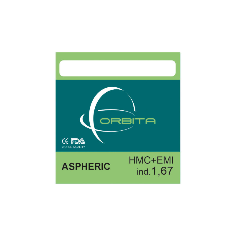 BIOMAX Полімерна асферична лінза BIOMAX UV400 + EMI Ind. 1,67 Ø70 (+0,5 /+6,0)