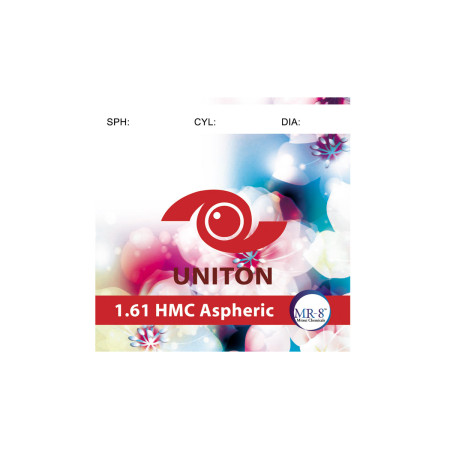 UNITON Полімерна асферична лінза UNITON HMC Ind. 1,61 Ø75-65 (+0,0/+6,0) (-0,0/-10,00)