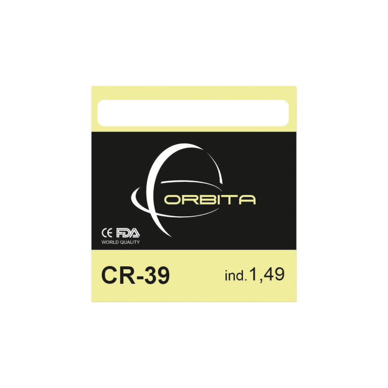 BIOMAX, BIOLIFE, REFLEX Полімерна лінза CR-39 без покриття. Ind. 1,49. Ø70 (±0,00 / ±6,00)