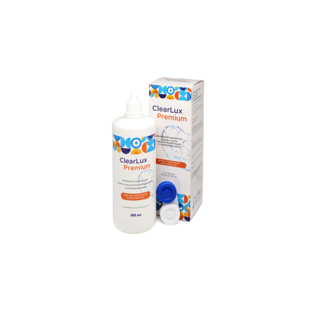 Розчин для очищення контактних лінз ClearLux Premium 360 ml (прибрати)