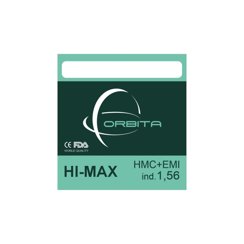 BIOMAX, REFLEX, NIKITA, CRYSTAL Полімерна лінза BIOMAX HI-MAX (зелений блік) Ind. 1,56 Ø70 (+0,0 / +6,0)