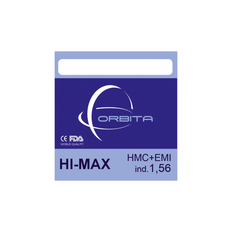 BIOMAX Полімерна комп'ютерна лінза BIOMAX HI-MAX (блакитний відблиск) Ind. 1,56 Ø70 (+0,00 / +6,00)
