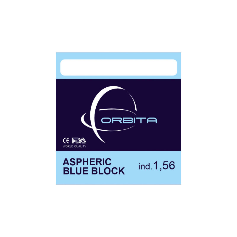 BIOMAX Полімерна лінза BIOMAX BLUE BLOCK. Ind. 1,56 Ø75-70 (±0,0 / ±6,0)